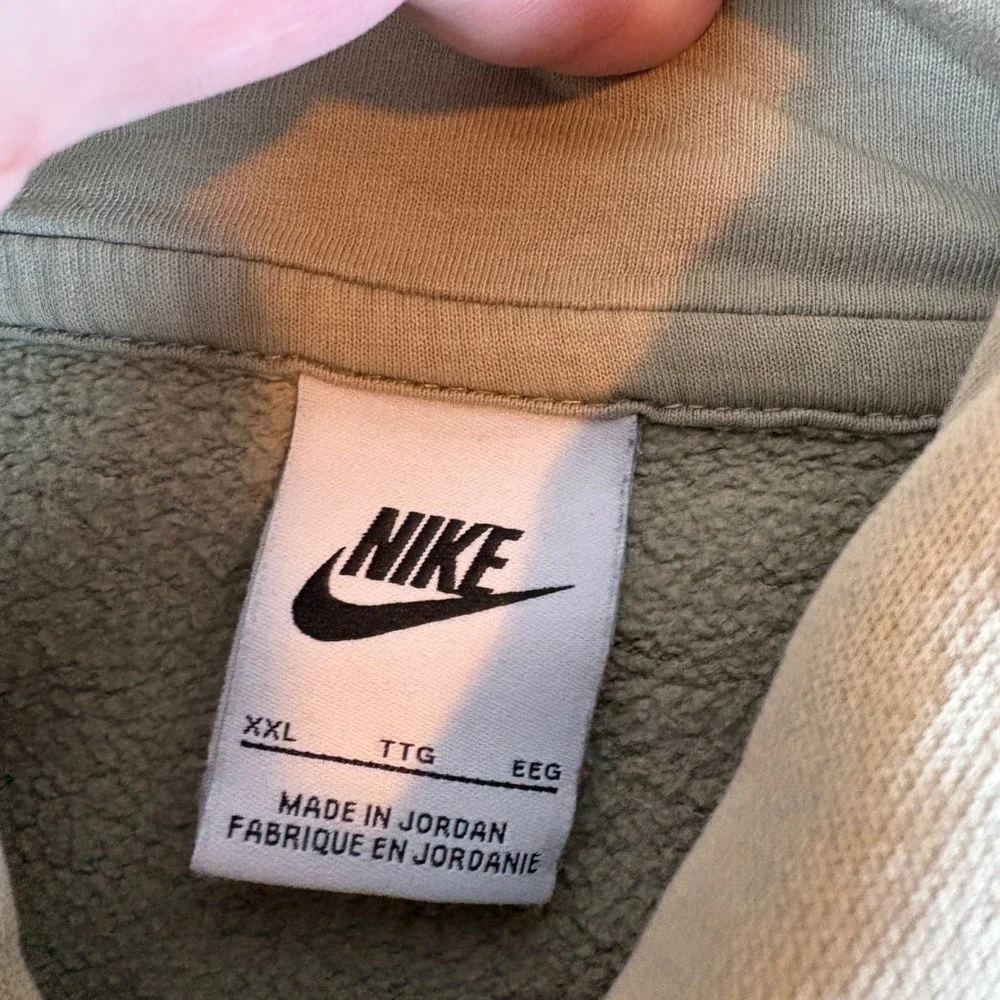 Nike Sweater Mens XXL Sportswear Club Fleece Pullover Khaki BV2654-250 Tan